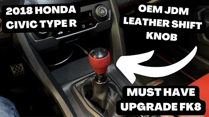 Changing a TYPE R Shift Knob to a OEM Leather Shift Knob!