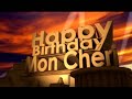 Happy Birthday Mon Chéri