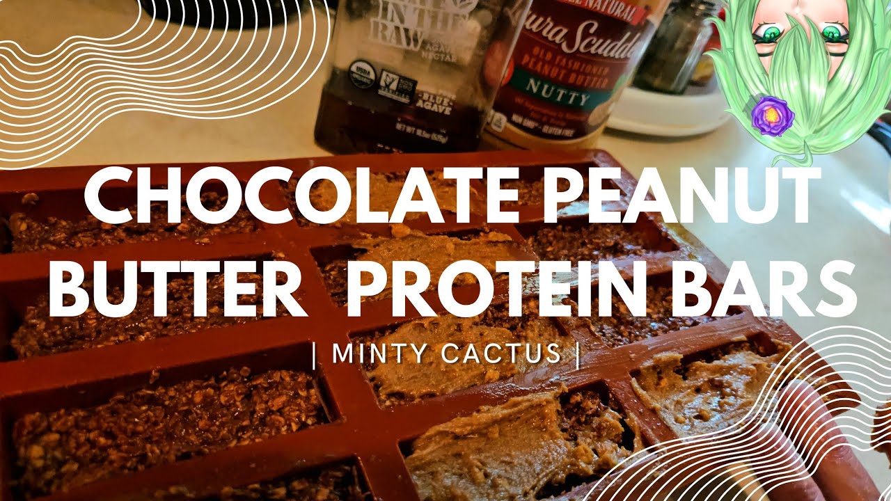 Chocolate Peanut Butter Protein Bars - YouTube
