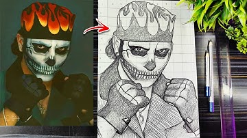 Talwiinder Drawing, How to Draw Talwiinder Singh, Talwinder  Face Outline Tutorial Step by Step