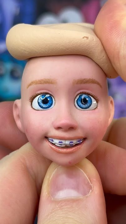 RILEY 🏒❤️ 0-1000? 💚 #viral #art #diy #clay #divertidamente #insideout #insideout2 #disney #pixar