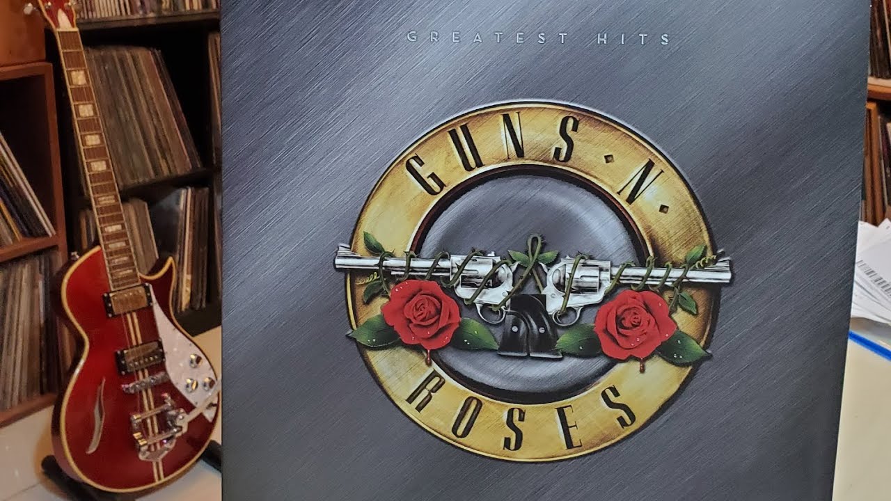 Guns n' Roses Greatest Hits splatter vinyl unboxing - YouTube