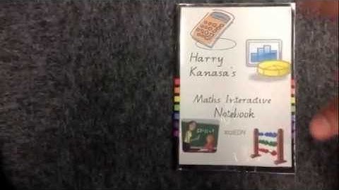 3021EDN Math interactive notebook set up