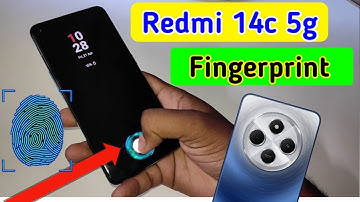 Redmi 14c 5g display fingerprint setting/Redmi 14c 5g fingerprint screen lock/fingerprint sensor