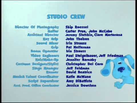 Blue S Clues Blue S Big Holiday Vhs Closing Credits 2001 Youtube