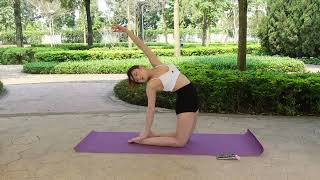 Outdoor Workout with Yoga Donatella Part 1