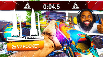I Dropped a Double V2 rocket using the TYPE 100! (COD Vanguard)