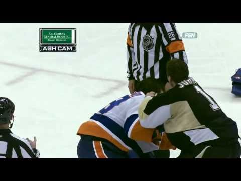 Rick DiPietro and Brent Johnson scrap 2/2/11