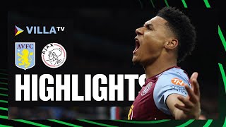 HIGHLIGHTS | Aston Villa 4-0 Ajax