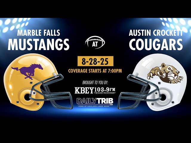 Marble Falls vs Austin Crockett 8-28-25