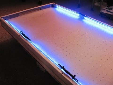 Homemade Air Hockey Table DIY (hairdryer) - YouTube