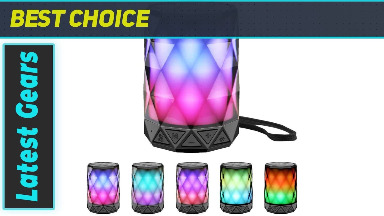 LFS Portable Bluetooth Speaker lfs-190 Review: Colorful Night Light ...