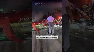 🚨🇺🇸 Breaking News: Helicopter Crashes on Sacramento Highway #fypシ #shorts #ytshorts