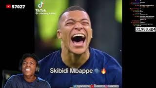 IShowSpeed Reacts To Subway McFrappe Skibidi Mbappe Song 🗣