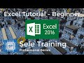 Excel Tutorial - Beginner