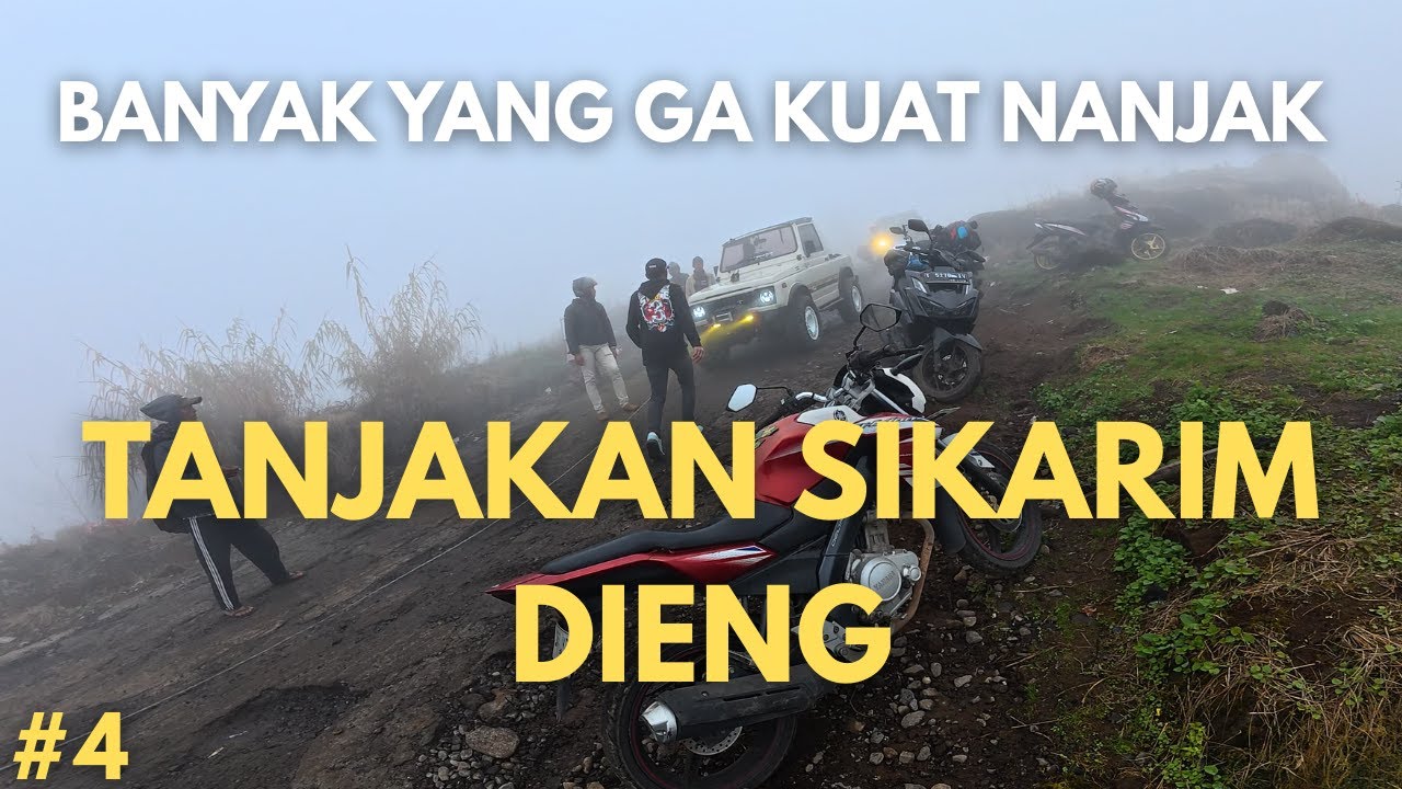 Touring Dieng & Guci #4 : SUASANA TANJAKAN SIKARIM - DIENG !!!