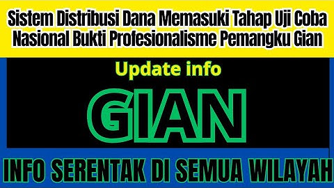 Sistem Distribusi Dana GIAN Masuki Tahap Uji Coba Nasional