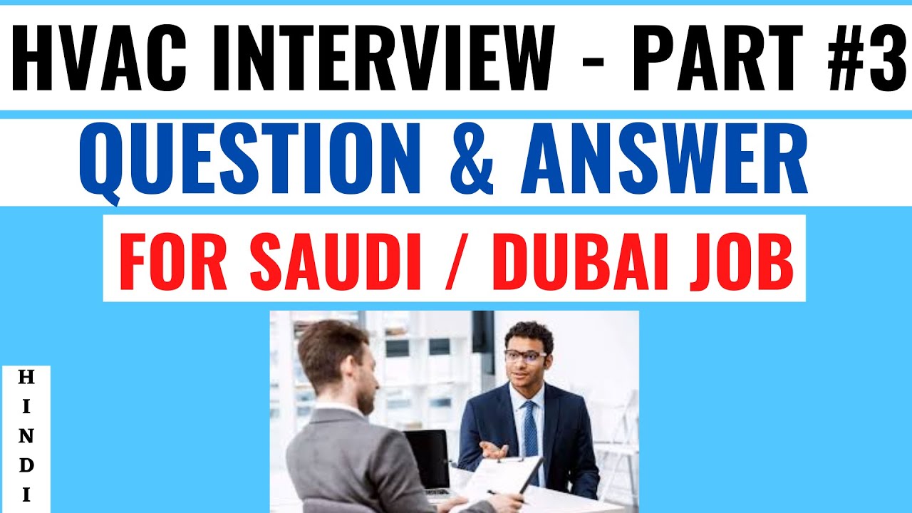 HVAC interview Question Answer Part 3 in hindi urdu I Saudi & Dubai