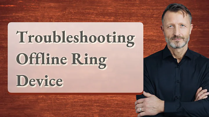 Troubleshooting Offline Ring Device