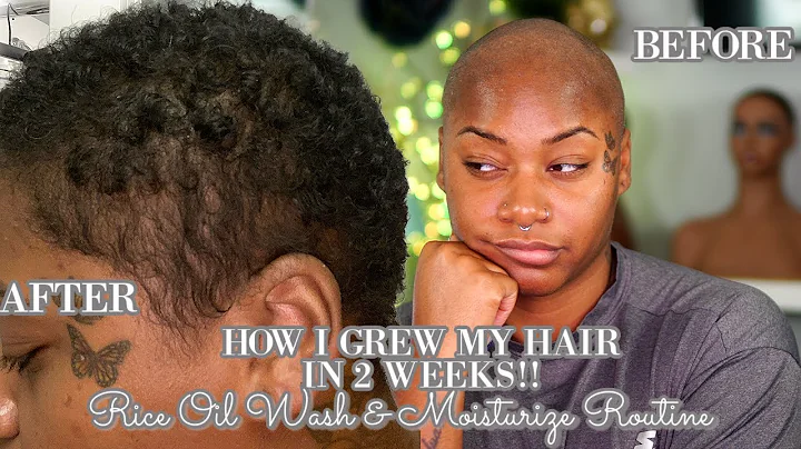 How To Grow THICK & HEALTHY Natural Hair FAST | RICE OIL Hair Growth in 2 weeks | Laurasia Andrea