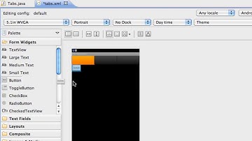 Android Developing Applications Tutorial 84 Tabs setup with TabHost