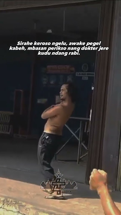 SIRAHE KROSO NGELU, AWAKE PEGEL KABEH