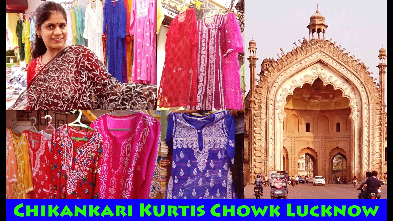 Lucknowikart chikankari Kota angrakha