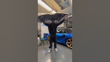 How to install starlight headliner on your car 💡🤯 #viral #carwraps #viralvideo