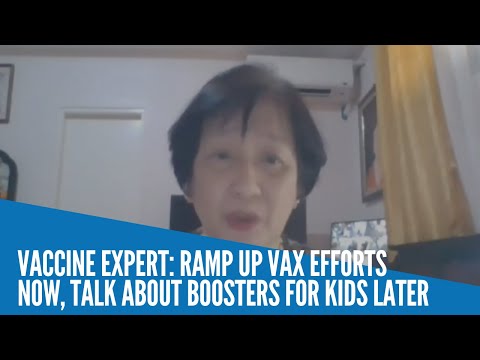 Vaccine expert: Ramp up vax efforts now, talk about boosters for kids later