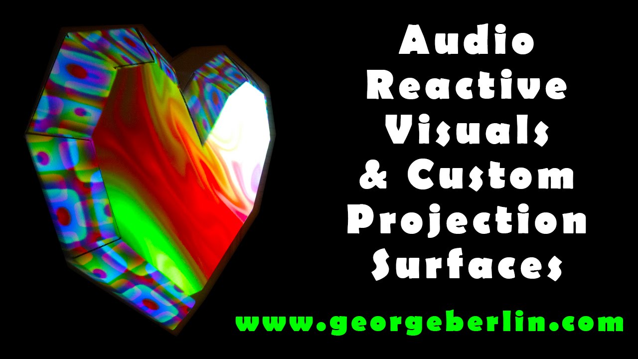 Projection Mapping Audio Reactive Heart - YouTube
