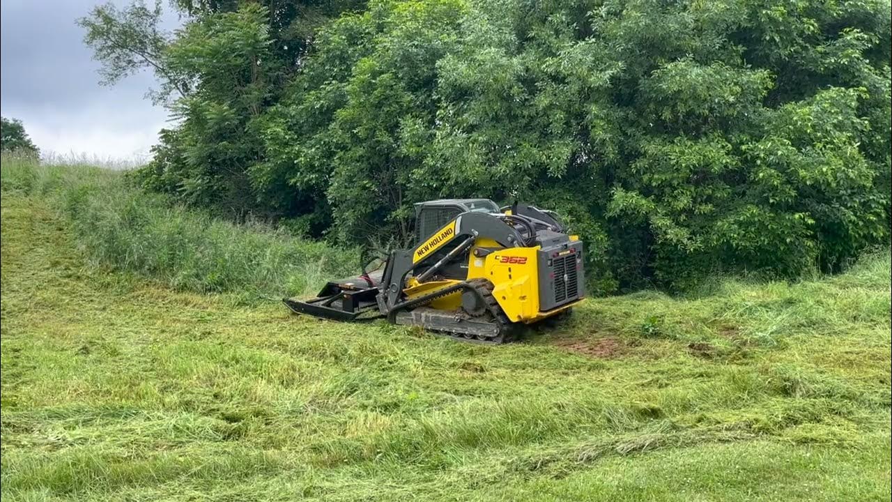 Skid Steer Bush Hogging YouTube