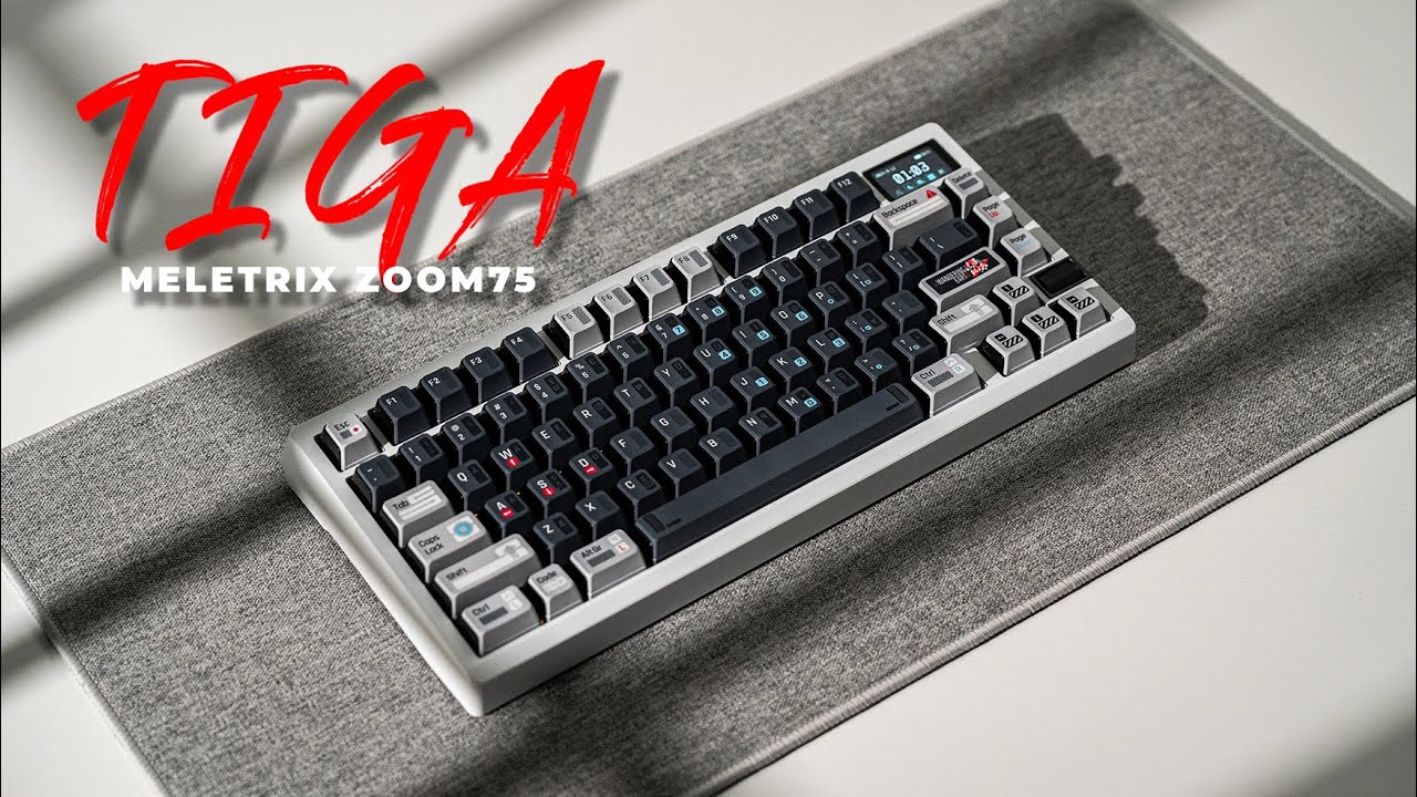 I Built The Coolest Mechanical Keyboard - Meletrix Zoom75 TIGA (Sound ...