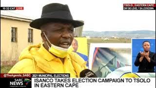 ISANCO president Zukile Luyenge takes election campaign to Tsolo, Eastern Cape