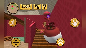 Hello Squid. Sponge Neighbor of Bob 3D gameplay video game level 1