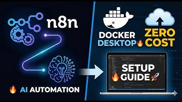 🔥 Zero Cost AI Automation with n8n + Docker Desktop 🚀  Setup Guide 💡 #NotebookLLM
