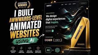 🤯 I Built Awwwards-Level Animated Websites Using AI (Prompts Revealed Soon)