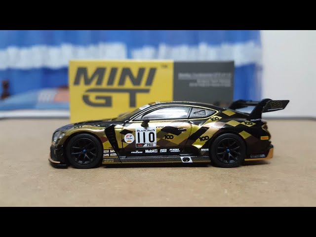 MINI GT 1/64 Diecast - Bentley Continental GT3 #110 M-Sport