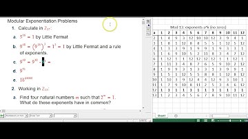 Modular Exponentiation Examples (Part 1)