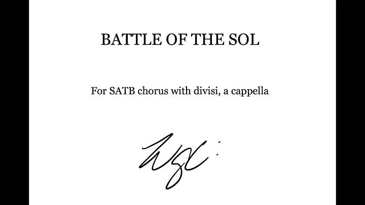 Battle of The Sol, by Nicolas Gomez-Colon