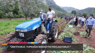 Marmari̇s Beledi̇yesi̇ni̇n Tarlalarindan Fişkiriyor