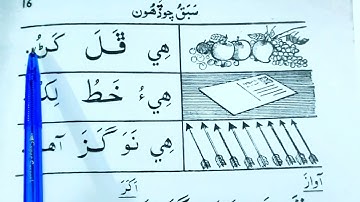 Lesson No.1 | Sindhi Language Learning