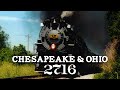 Chesapeake & Ohio no. 2716 Under Steam in 1996