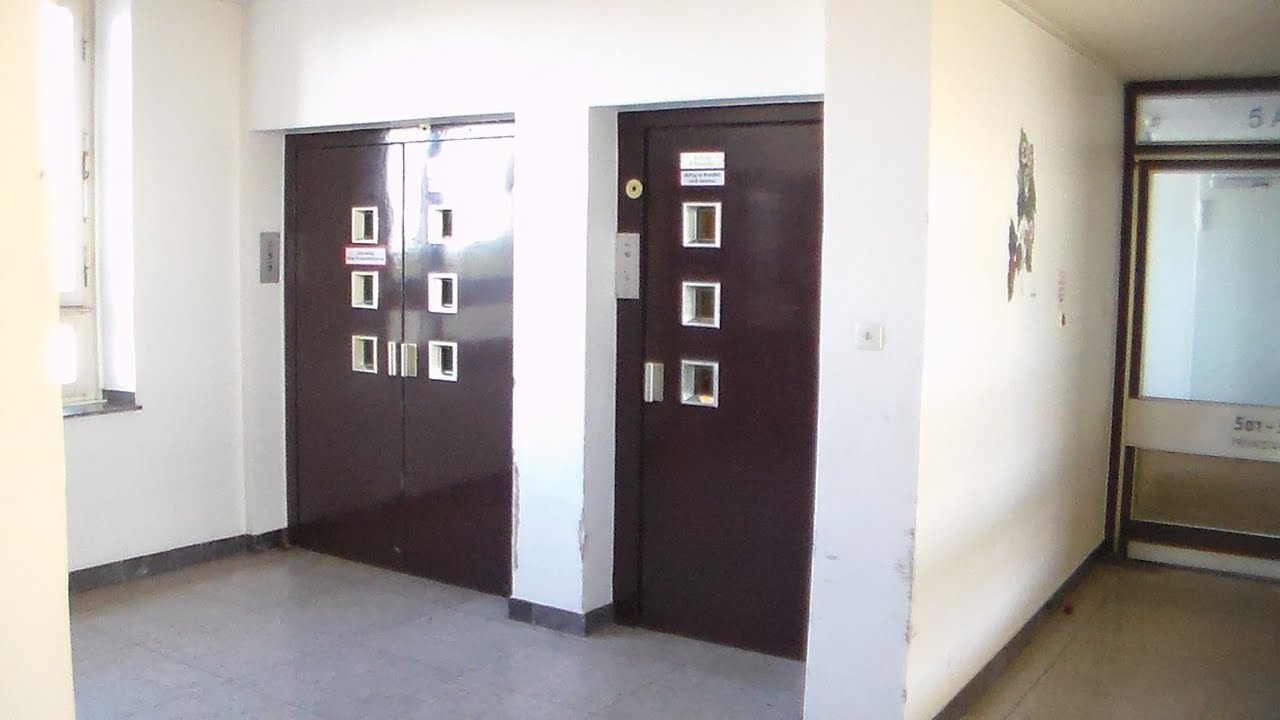 Awesome 1962 Tepper elevators at Cuxhaven hospital, Germany