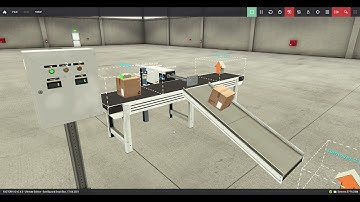 Small Box and Big Box Separation and Count in Factory I/O