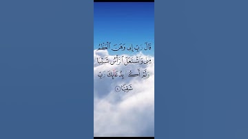 #قرآن #قران_كريم #راحة_نفسية #ماهر_المعيقلي #سورة_مريم