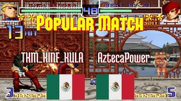 FT10 @kf2k2pls: TKM_KINF_KULA (MX) vs AztecaPower (MX) [KOF 2002 Plus kf2k2 Fightcade] Jan 22