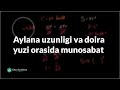 Aylana uzunligi va doira yuzi orasida munosabat | Yuza va perimetr | Geometriya asoslari