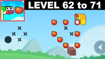 Hungry Worm - Greedy Worm level 62 63 64 65 66 67 68 69 70 71 - Gameplay Walkthrough Part 7 Android
