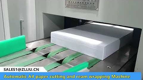 DTCP A4 10  Automatic A4 paper cutting and ream wrapping machine