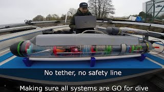 First ever run on open water without tether or safety line for the AUV Ålen